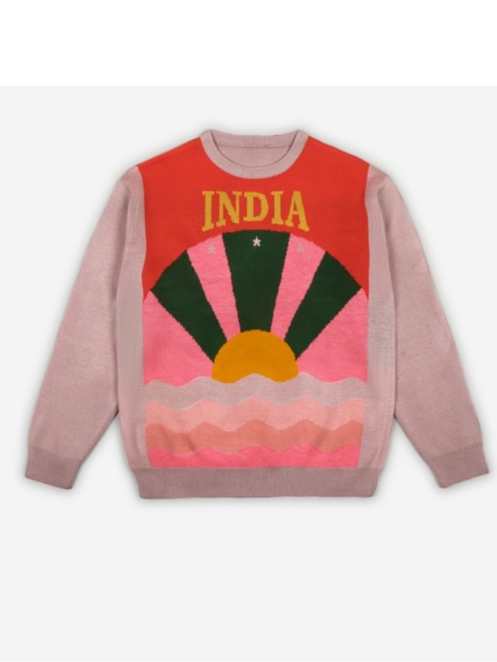 Sunrise Sweater - Pink and Red